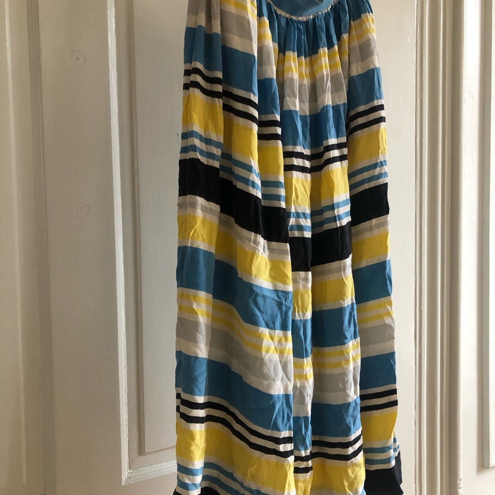 Oscar de la Renta 100% silk maxi skirt